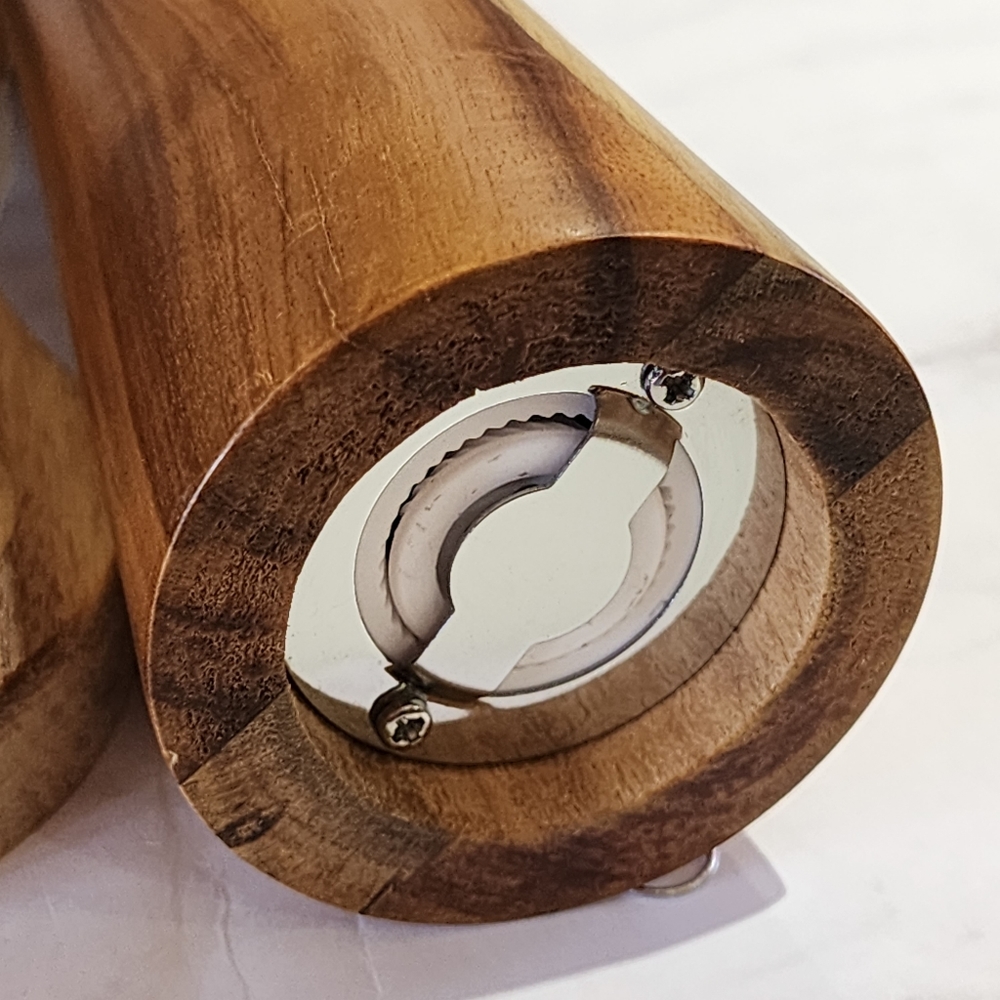 Wooden Salt and Pepper Grinder Set - Picture 10 of 12